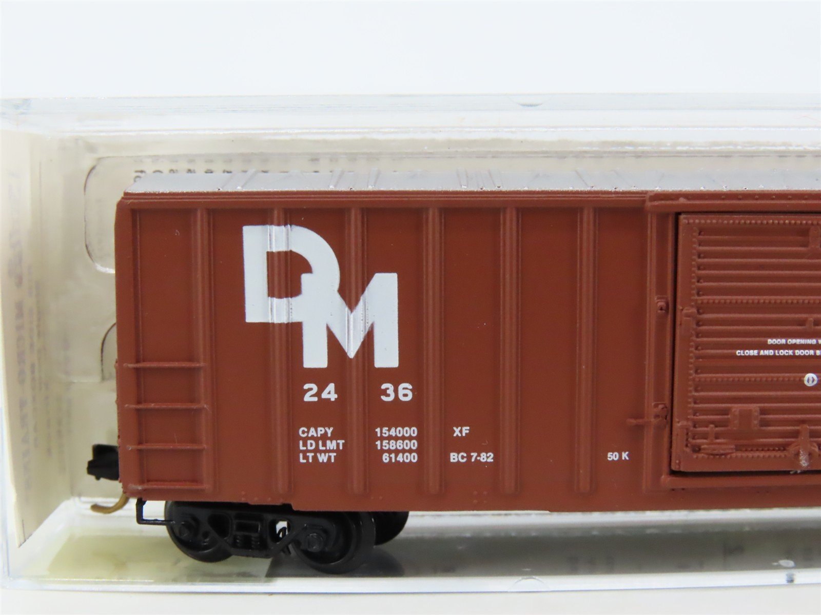 N Scale Kadee Micro-Trains MTL 25280 DM Detroit & Mackinac 50' Box Car #2436
