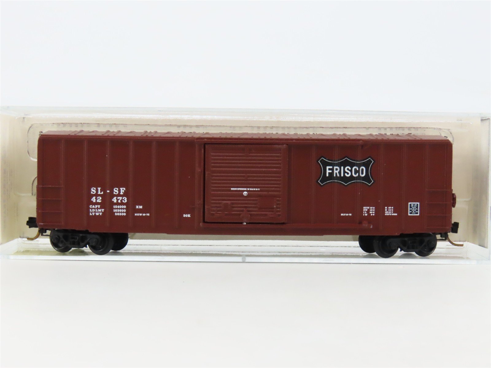 N Scale Kadee Micro-Trains MTL 25270 SL-SF Frisco 50' Single Door Box Car #42473