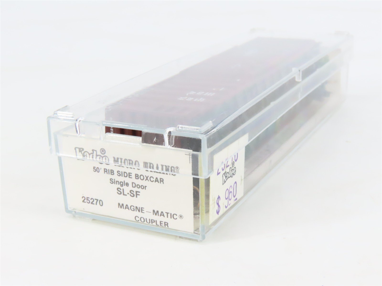 N Scale Kadee Micro-Trains MTL 25270 SL-SF Frisco 50' Single Door Box Car #42473