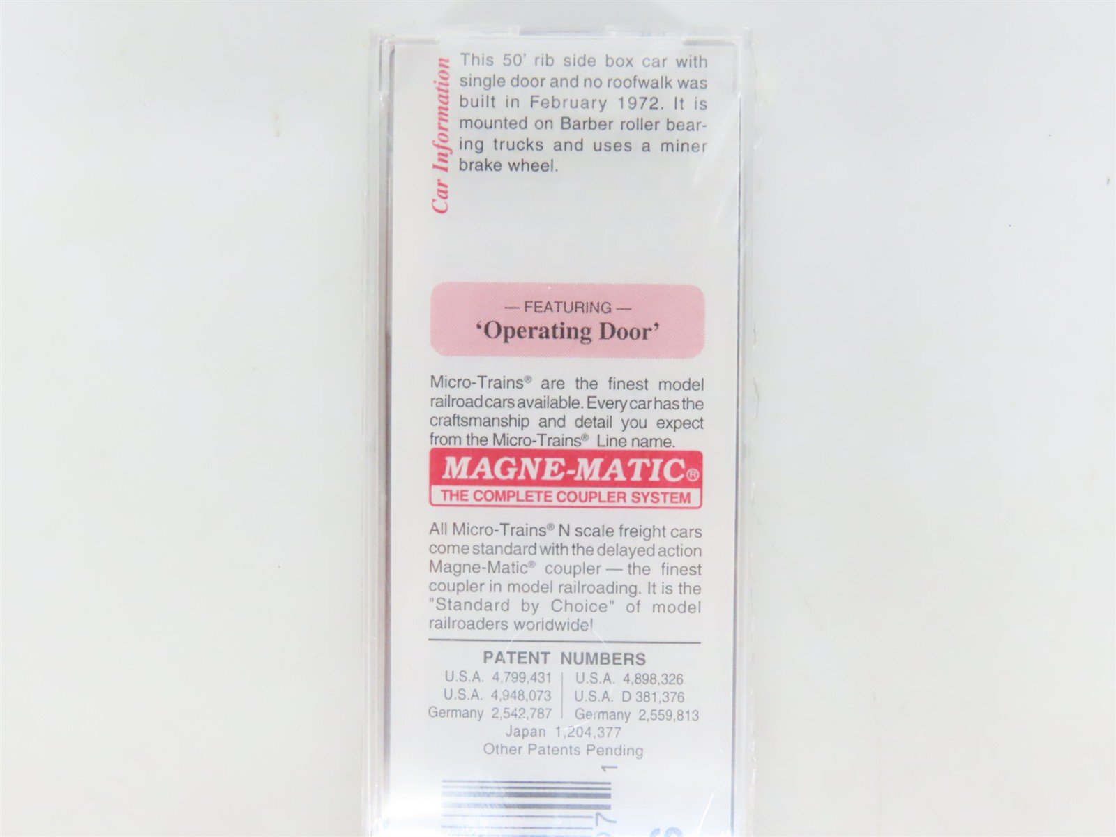 N Scale Micro-Trains MTL 25270 SL-SF Frisco 50' Single Door Box Car #42466