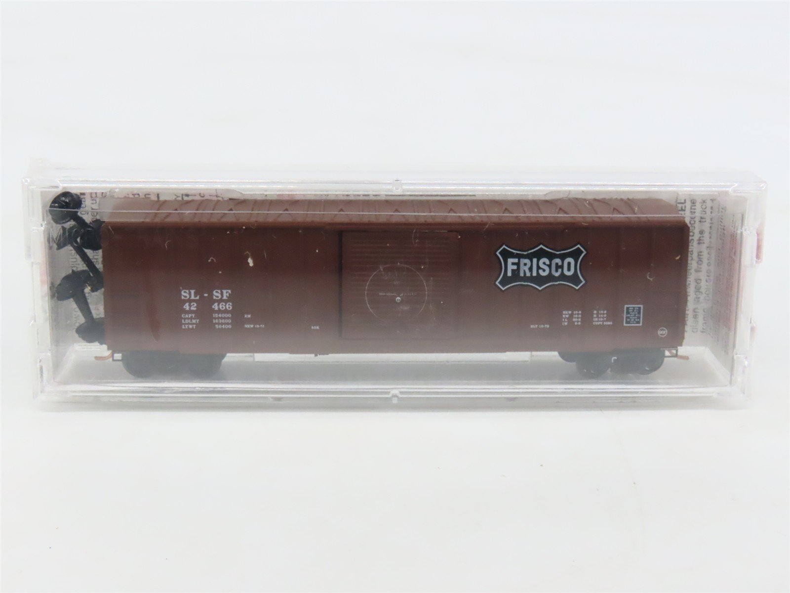 N Scale Micro-Trains MTL 25270 SL-SF Frisco 50' Single Door Box Car #42466
