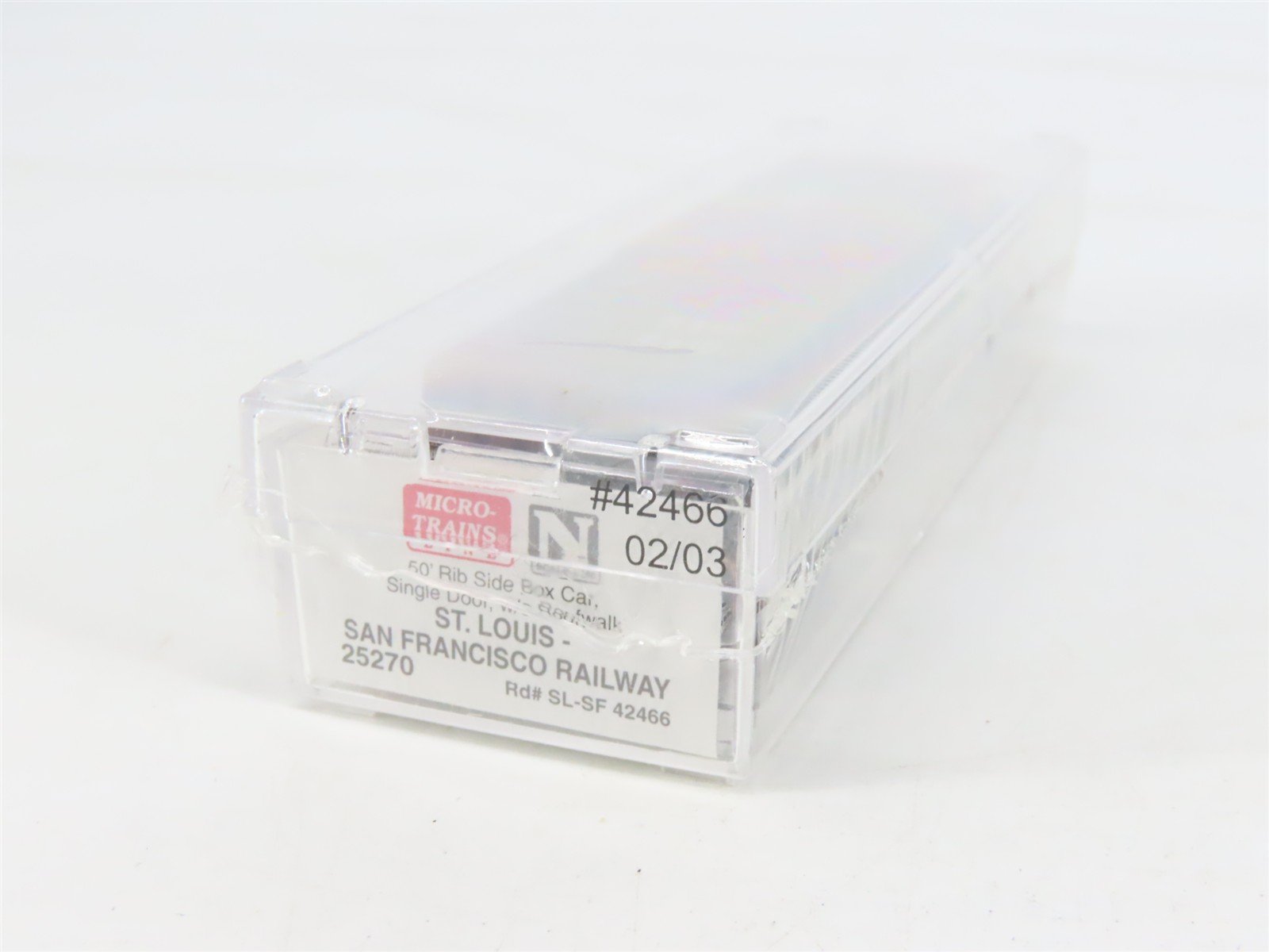 N Scale Micro-Trains MTL 25270 SL-SF Frisco 50' Single Door Box Car #42466