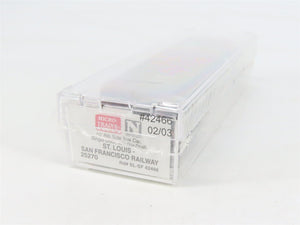 N Scale Micro-Trains MTL 25270 SL-SF Frisco 50' Single Door Box Car #42466