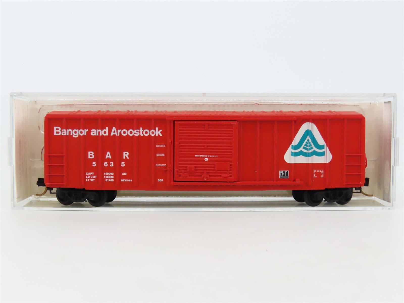 N Scale Kadee Micro-Trains MTL 25260 BAR Bangor & Aroostook 50' Box Car #5635