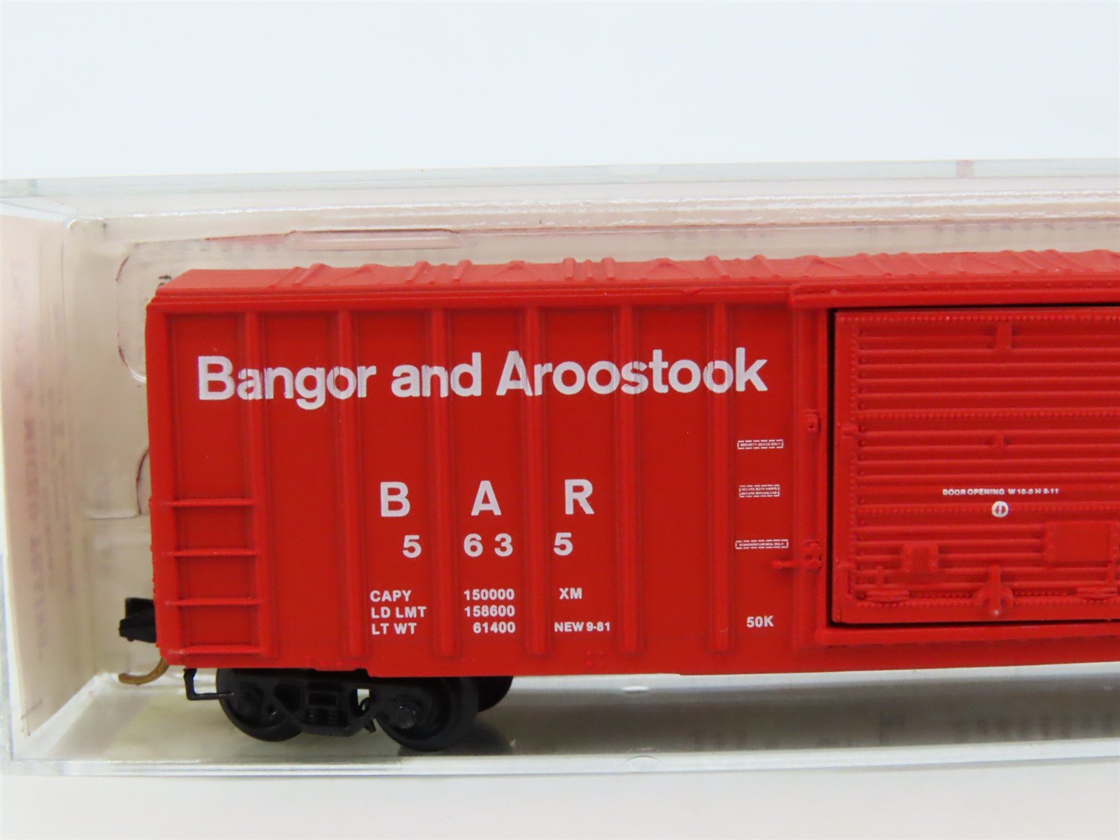 N Scale Kadee Micro-Trains MTL 25260 BAR Bangor & Aroostook 50' Box Car #5635