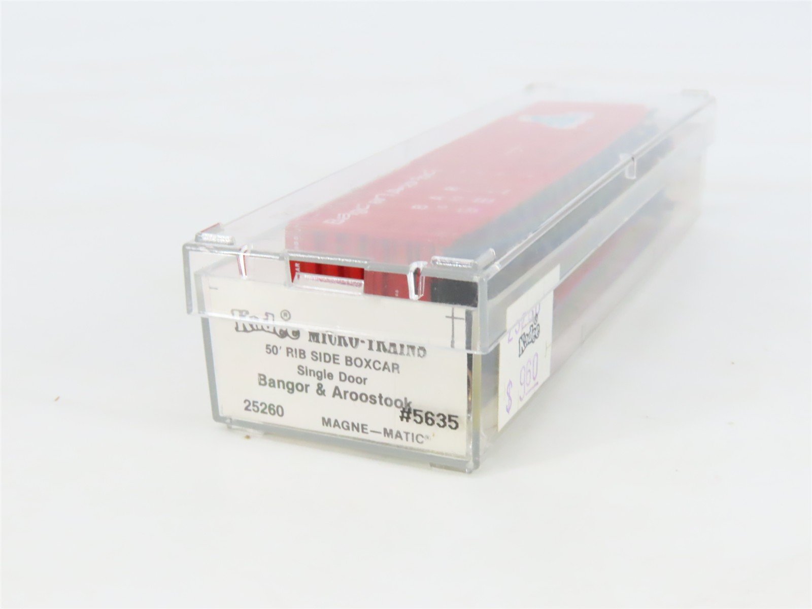 N Scale Kadee Micro-Trains MTL 25260 BAR Bangor & Aroostook 50' Box Car #5635