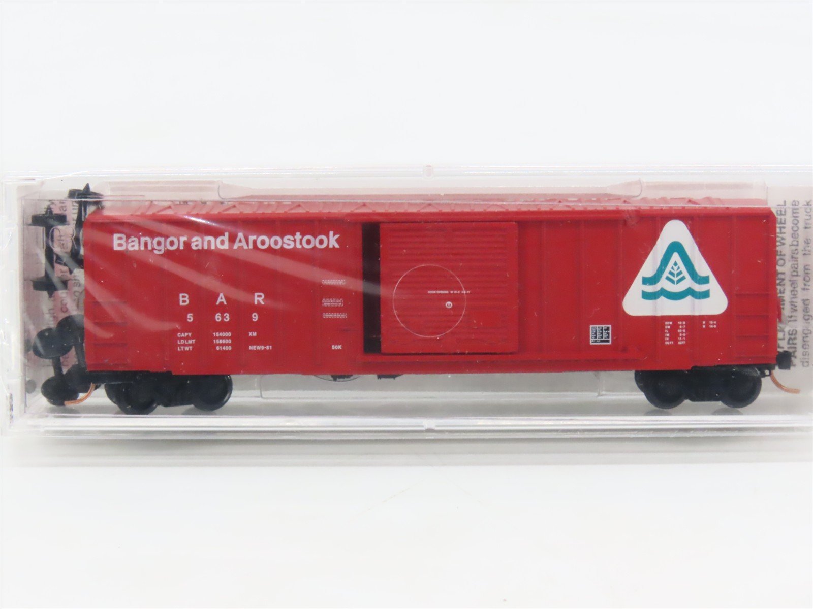 N Scale Micro-Trains MTL 25260 BAR Bangor & Aroostook 50' Box Car #5639