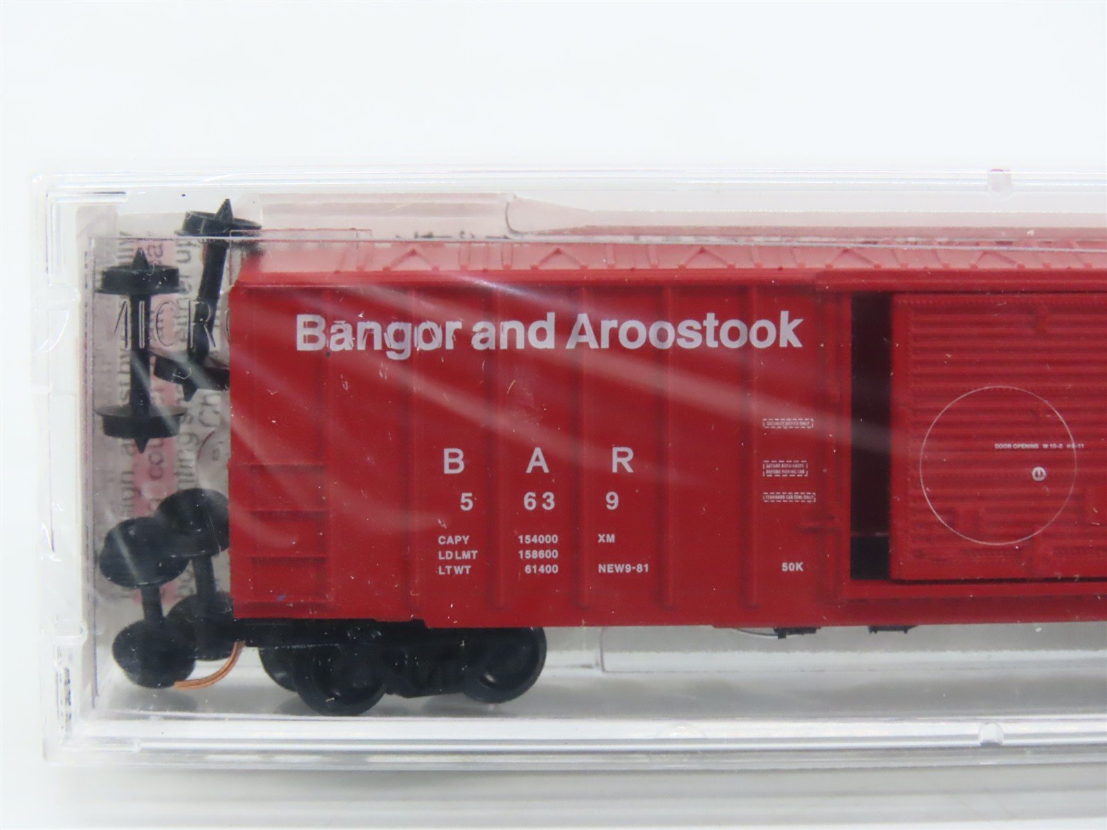 N Scale Micro-Trains MTL 25260 BAR Bangor & Aroostook 50' Box Car #5639