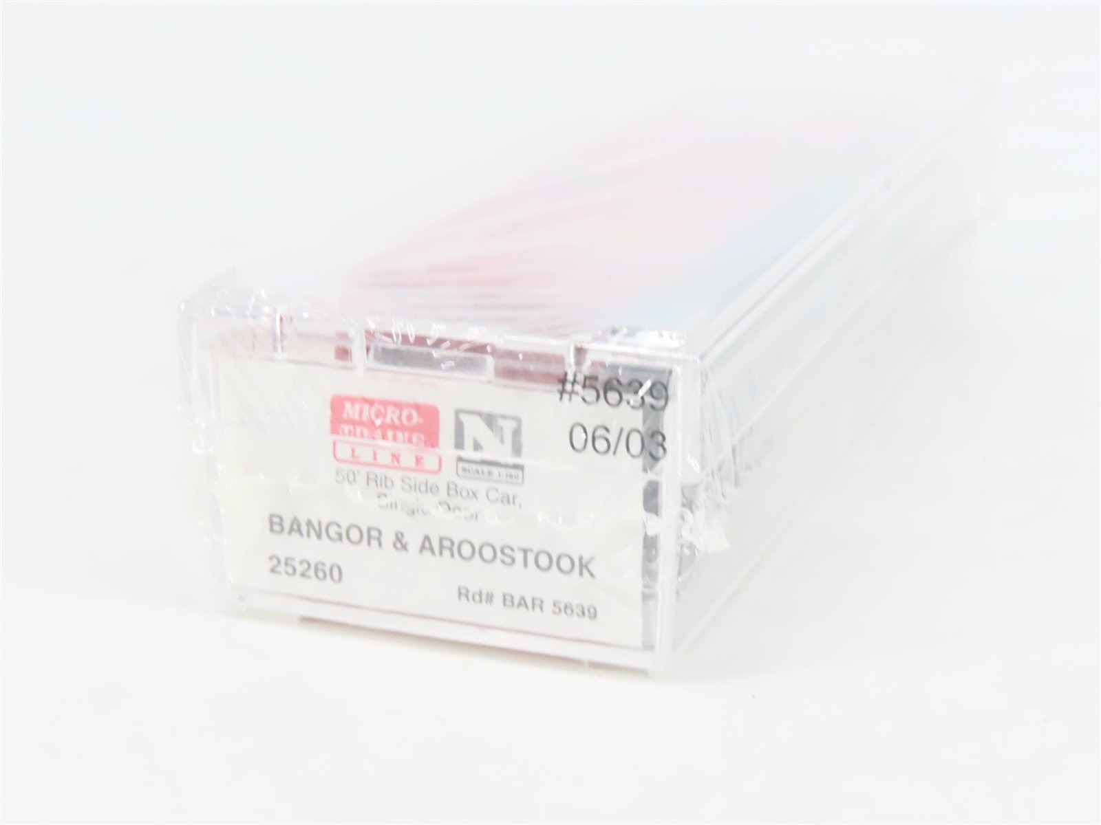 N Scale Micro-Trains MTL 25260 BAR Bangor & Aroostook 50' Box Car #5639