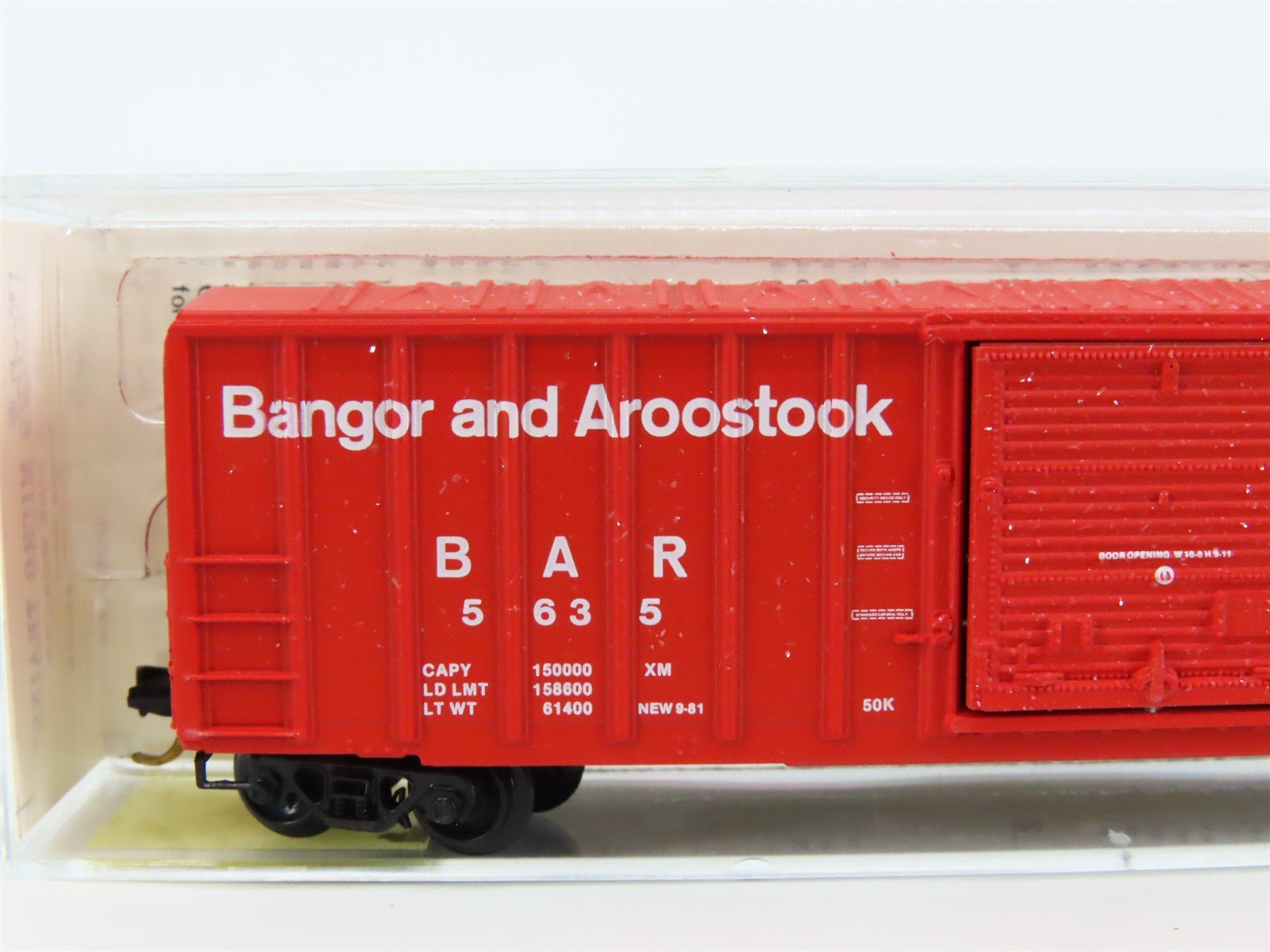N Scale Kadee Micro-Trains MTL 25260 BAR Bangor & Aroostook 50' Box Car #5635