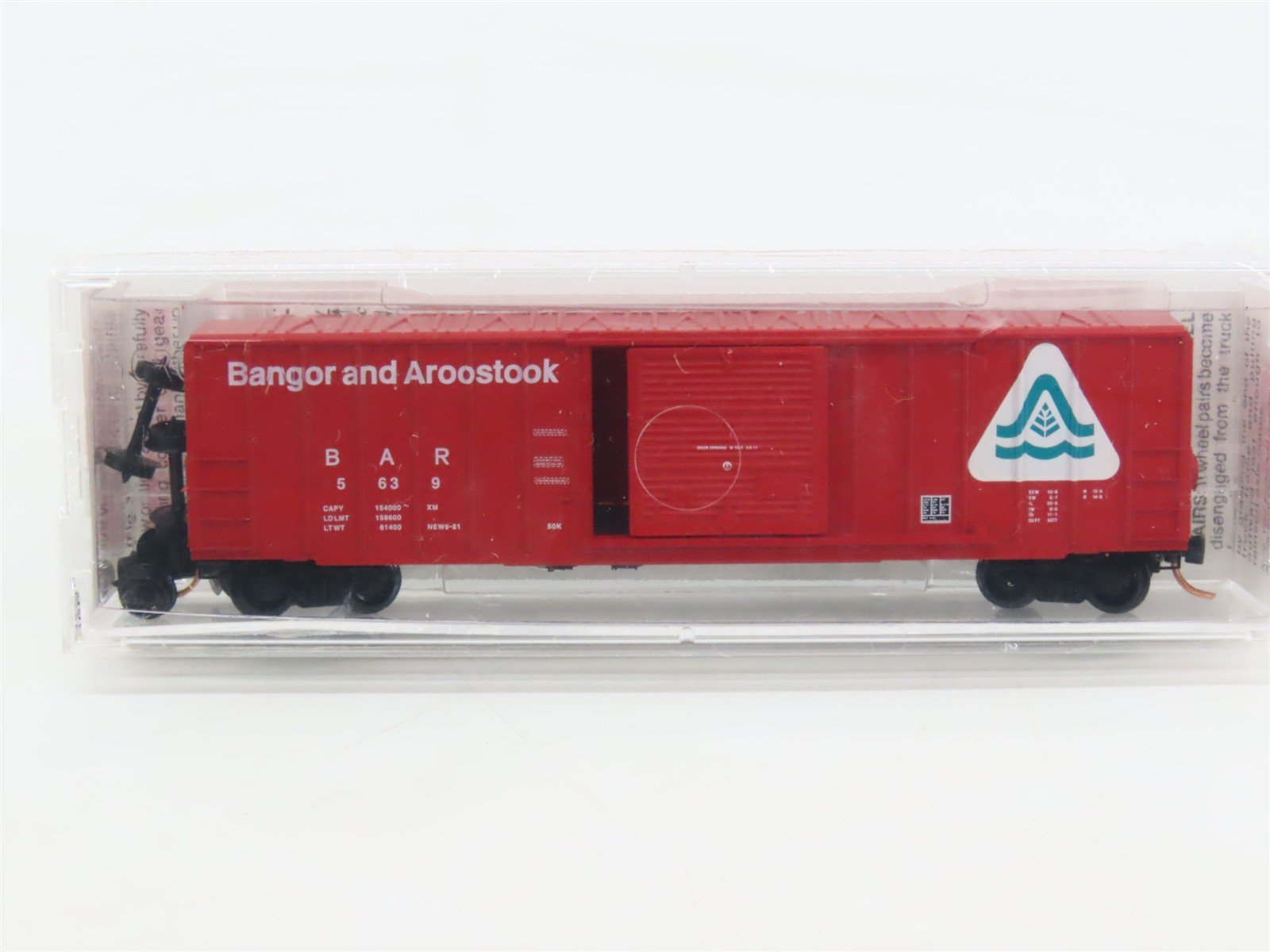 N Scale Micro-Trains MTL 25260 BAR Bangor & Aroostook 50' Box Car #5639