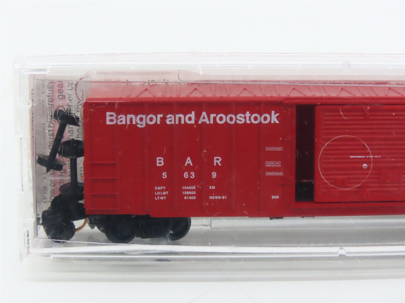 N Scale Micro-Trains MTL 25260 BAR Bangor & Aroostook 50' Box Car #5639