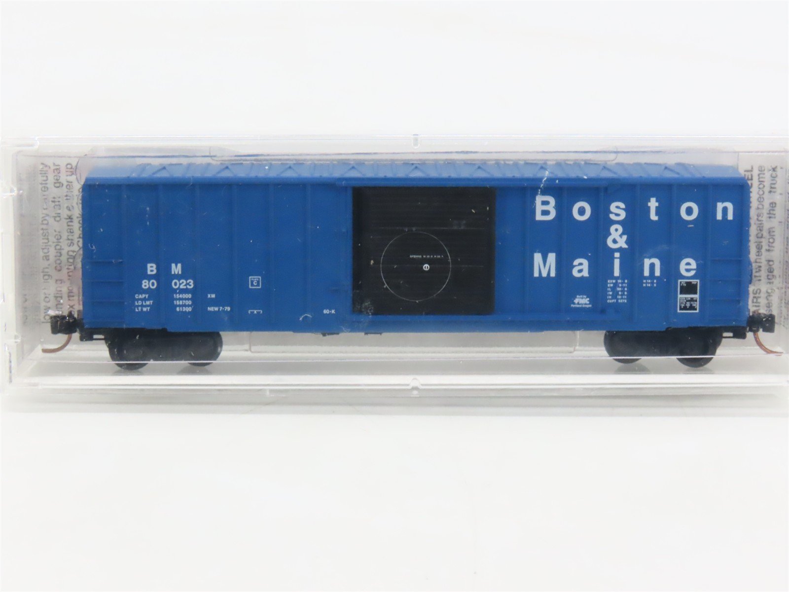 N Scale Micro-Trains MTL 25240 BM Boston & Maine 50' Rib Side Box Car #80023