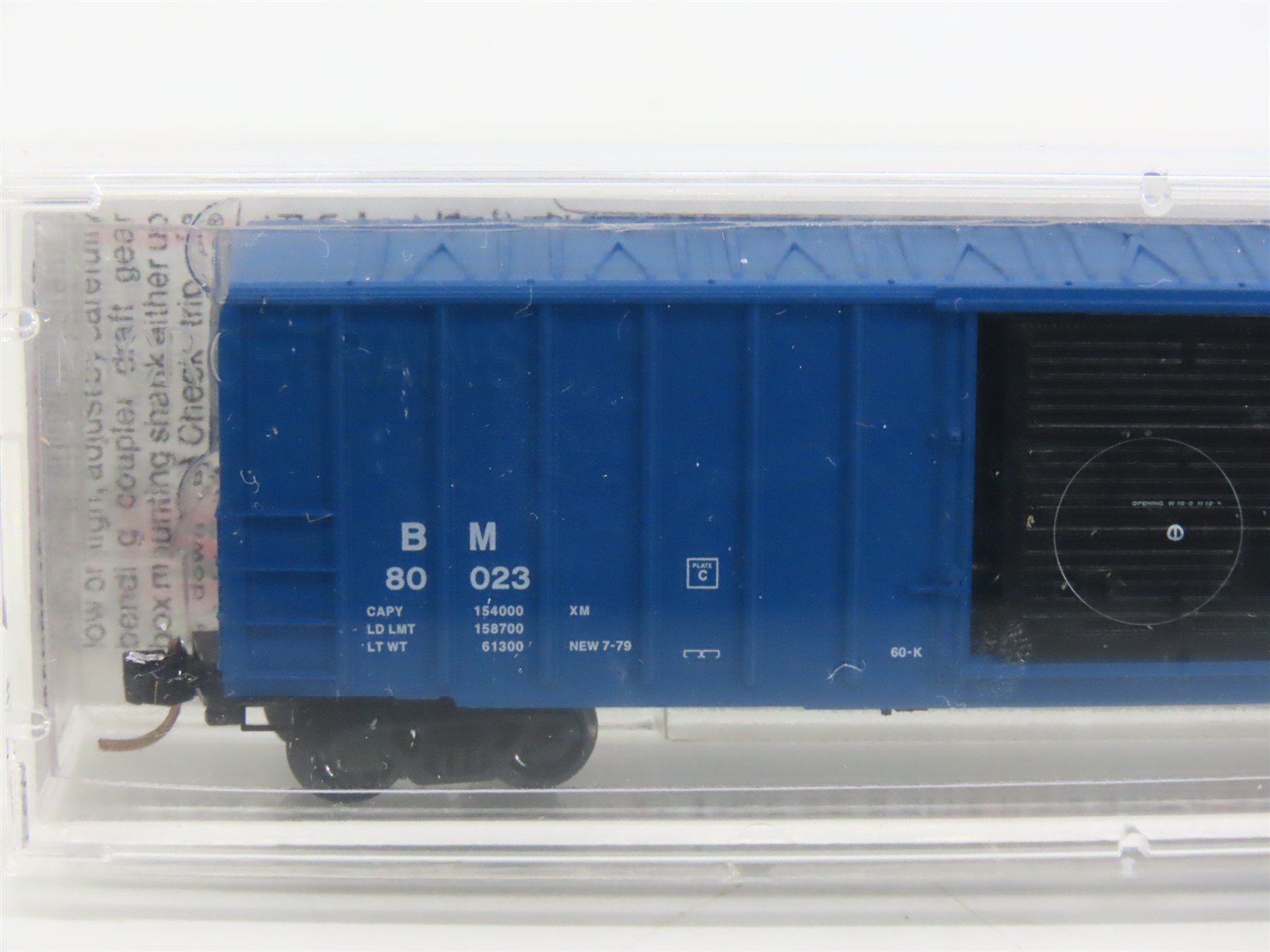 N Scale Micro-Trains MTL 25240 BM Boston & Maine 50' Rib Side Box Car #80023