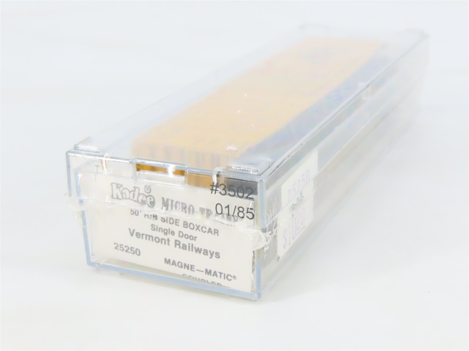 N Scale Kadee Micro-Trains MTL 25250 VTR Vermont Railway SSI 50' Box Car #3502