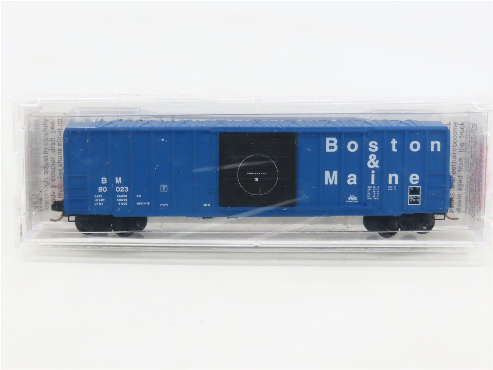 N Scale Micro-Trains MTL 25240 BM Boston & Maine 50' Rib Side Box Car #80023