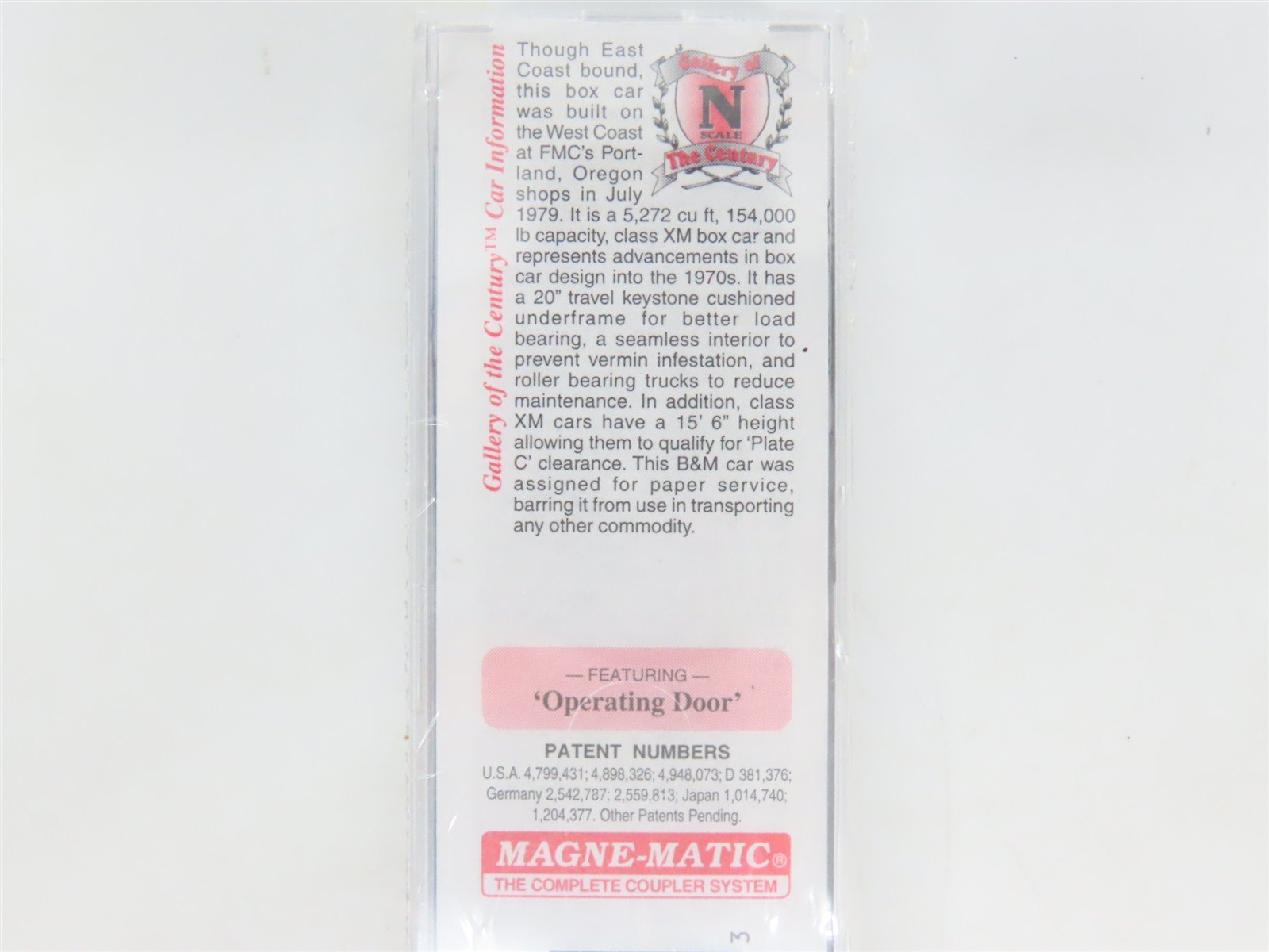 N Scale Micro-Trains MTL 25240 BM Boston & Maine 50' Rib Side Box Car #80023
