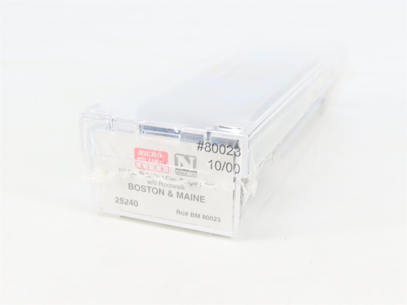 N Scale Micro-Trains MTL 25240 BM Boston & Maine 50' Rib Side Box Car #80023