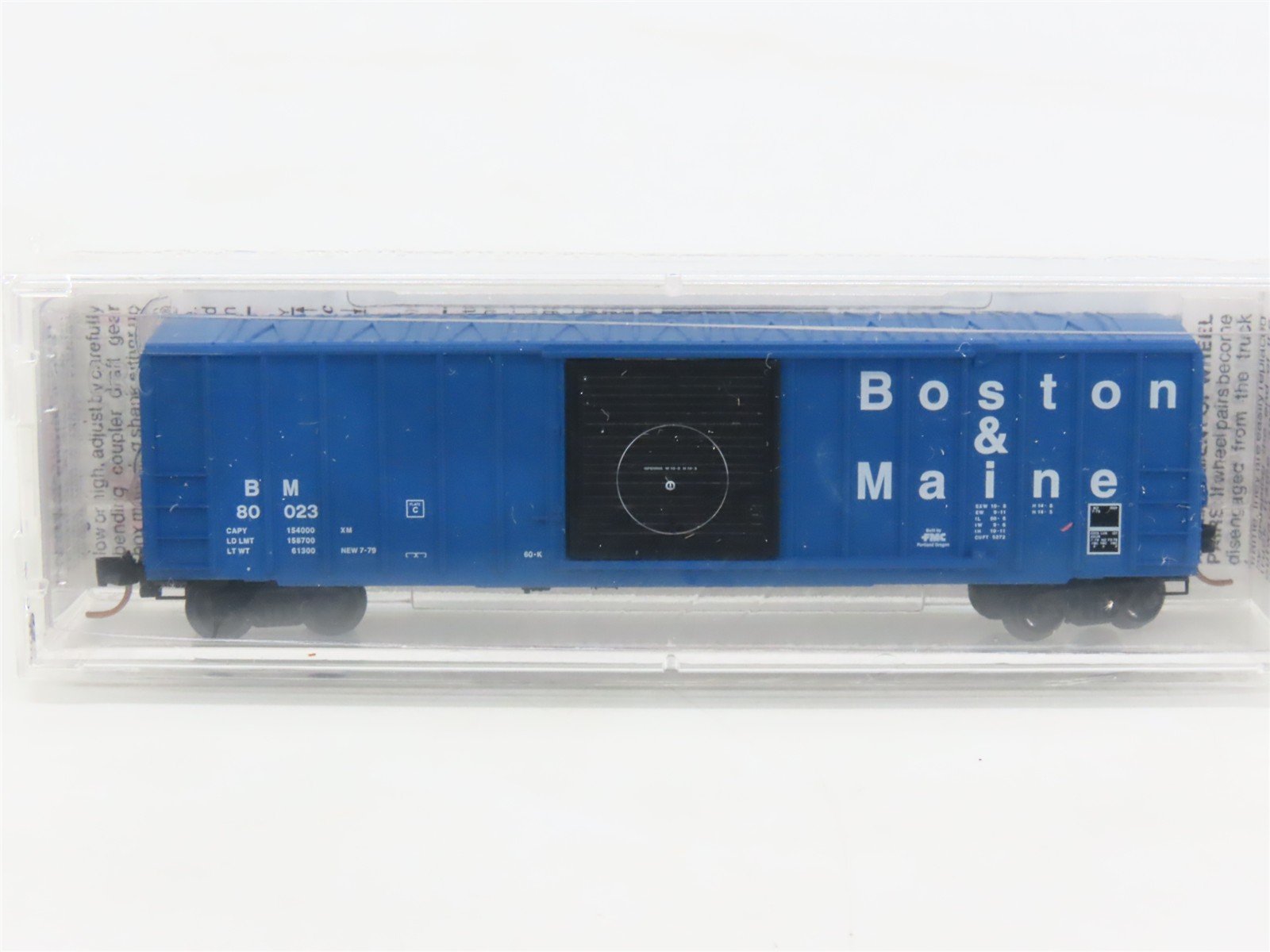 N Scale Micro-Trains MTL 25240 BM Boston & Maine 50' Rib Side Box Car #80023