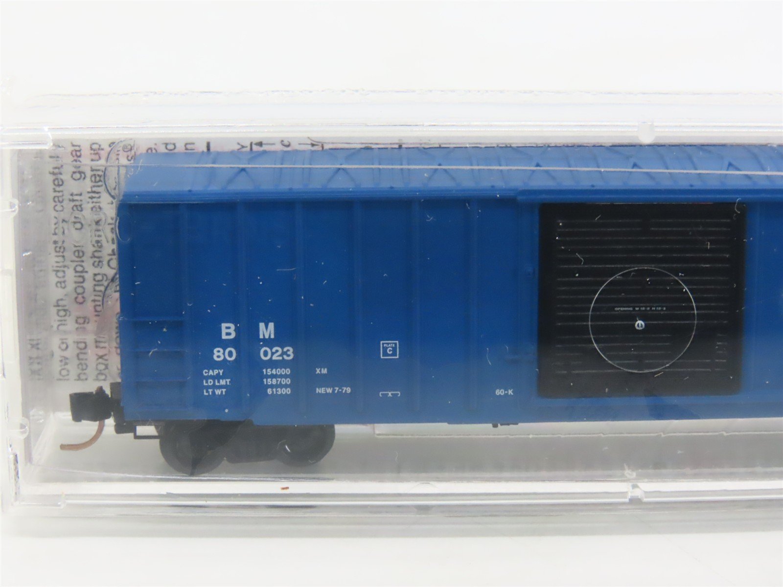N Scale Micro-Trains MTL 25240 BM Boston & Maine 50' Rib Side Box Car #80023