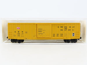 N Scale Micro-Trains MTL 25230 GBW Green Bay Route 50' Rib Side Box Car #16012
