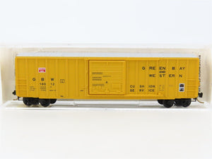 N Scale Micro-Trains MTL 25230 GBW Green Bay Route 50' Rib Side Box Car #16012