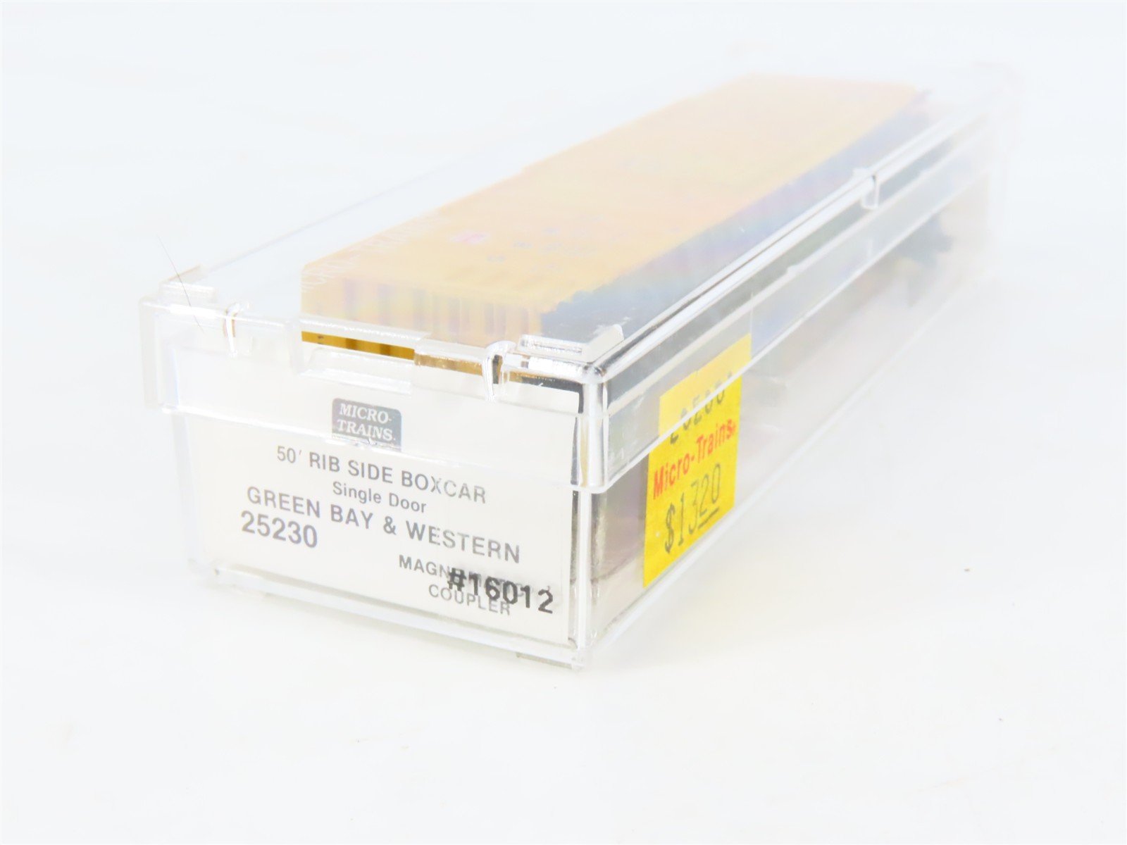 N Scale Micro-Trains MTL 25230 GBW Green Bay Route 50' Rib Side Box Car #16012