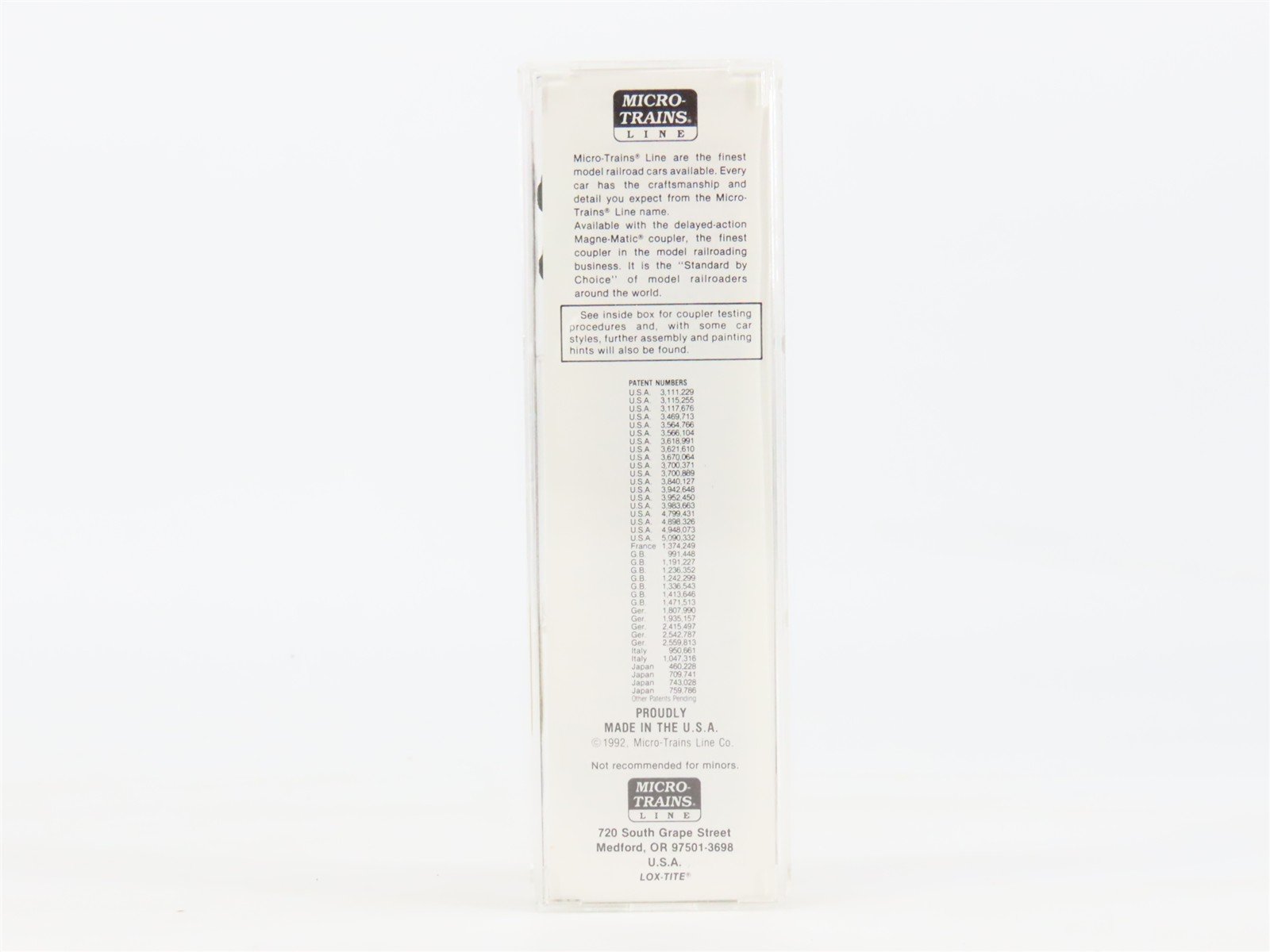 N Scale Micro-Trains MTL 25230 GBW Green Bay Route 50' Rib Side Box Car #16012