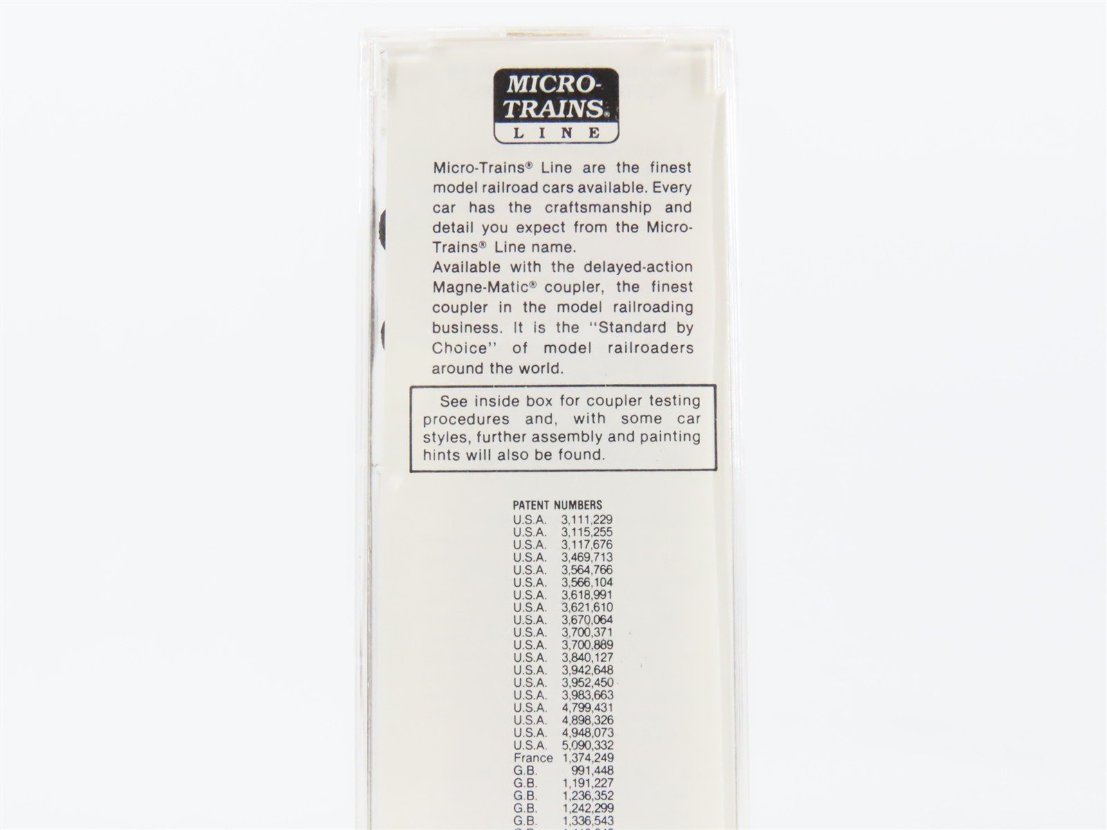 N Scale Micro-Trains MTL 25230 GBW Green Bay Route 50' Rib Side Box Car #16012