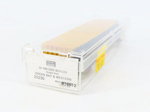 N Scale Micro-Trains MTL 25230 GBW Green Bay Route 50' Rib Side Box Car #16012