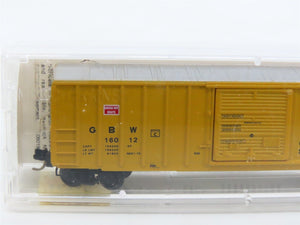 N Scale Micro-Trains MTL 25230 GBW Green Bay Route 50' Rib Side Box Car #16012