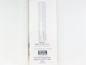 N Scale Micro-Trains MTL 25230 GBW Green Bay Route 50' Rib Side Box Car #16012