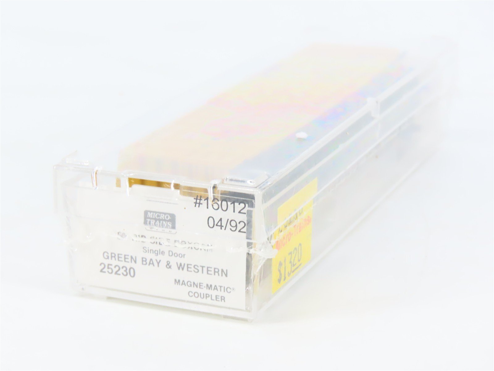 N Scale Micro-Trains MTL 25230 GBW Green Bay Route 50' Rib Side Box Car #16012