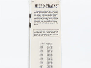 N Kadee Micro-Trains MTL 25230 GBW Green Bay Route 50' Rib Side Box Car #16089