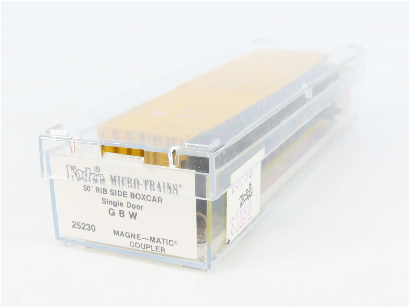 N Kadee Micro-Trains MTL 25230 GBW Green Bay Route 50' Rib Side Box Car #16089