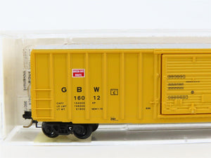 N Scale Micro-Trains MTL 25230 GBW Green Bay Route 50' Rib Side Box Car #16012