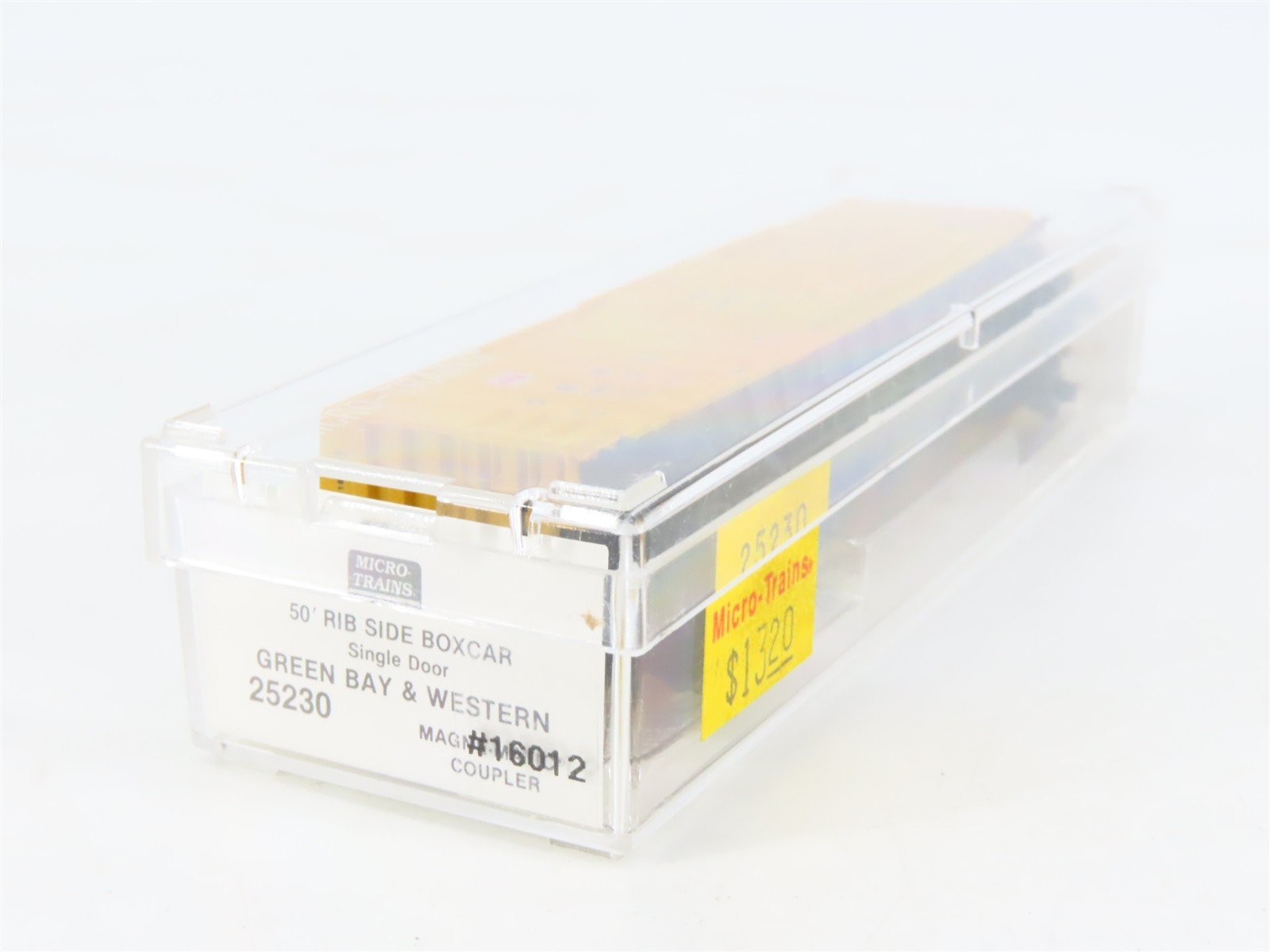 N Scale Micro-Trains MTL 25230 GBW Green Bay Route 50' Rib Side Box Car #16012