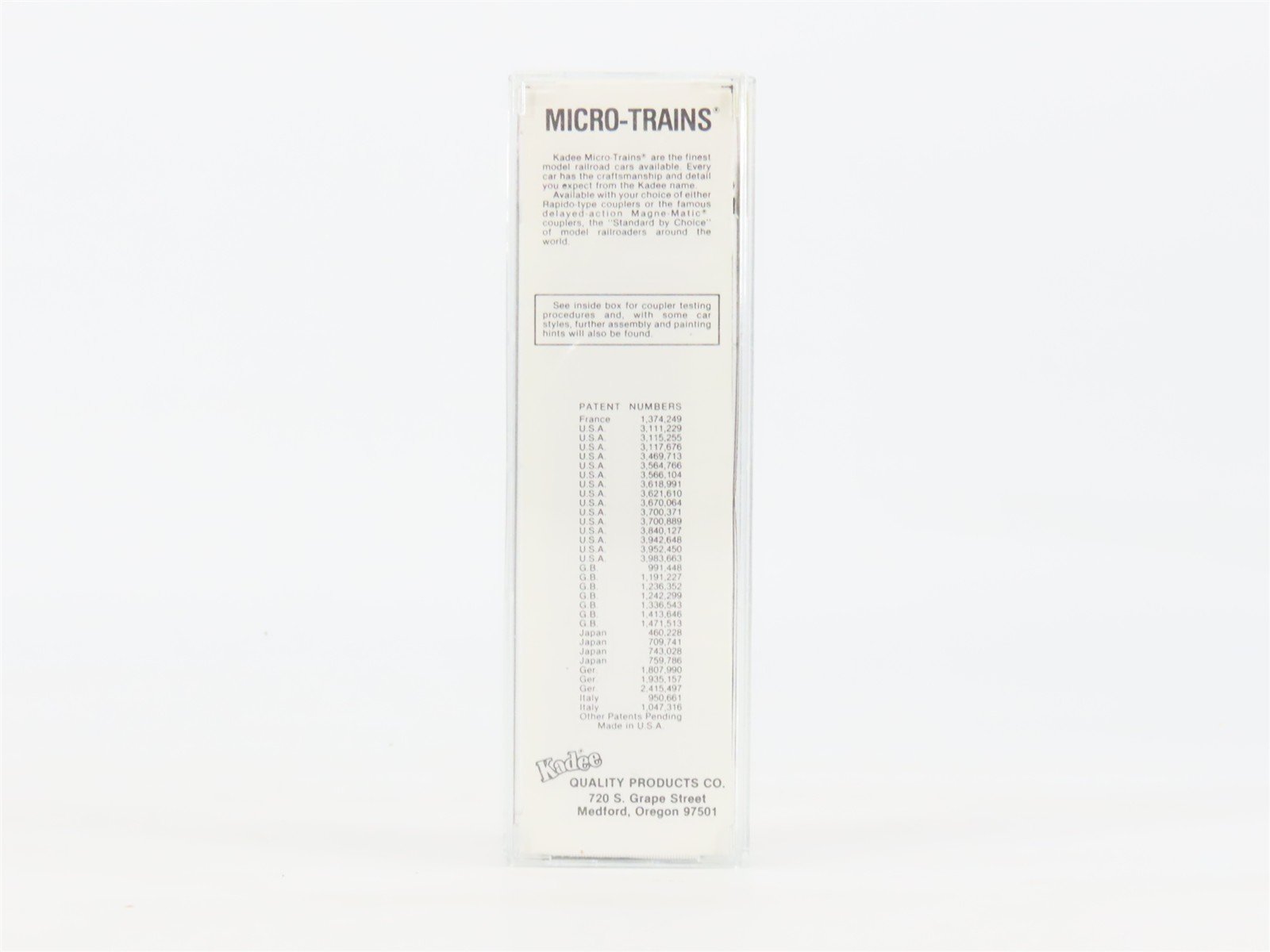 N Scale Kadee Micro-Trains MTL 25180 HS Hartford & Slocumb SSI 50' Box Car #2020