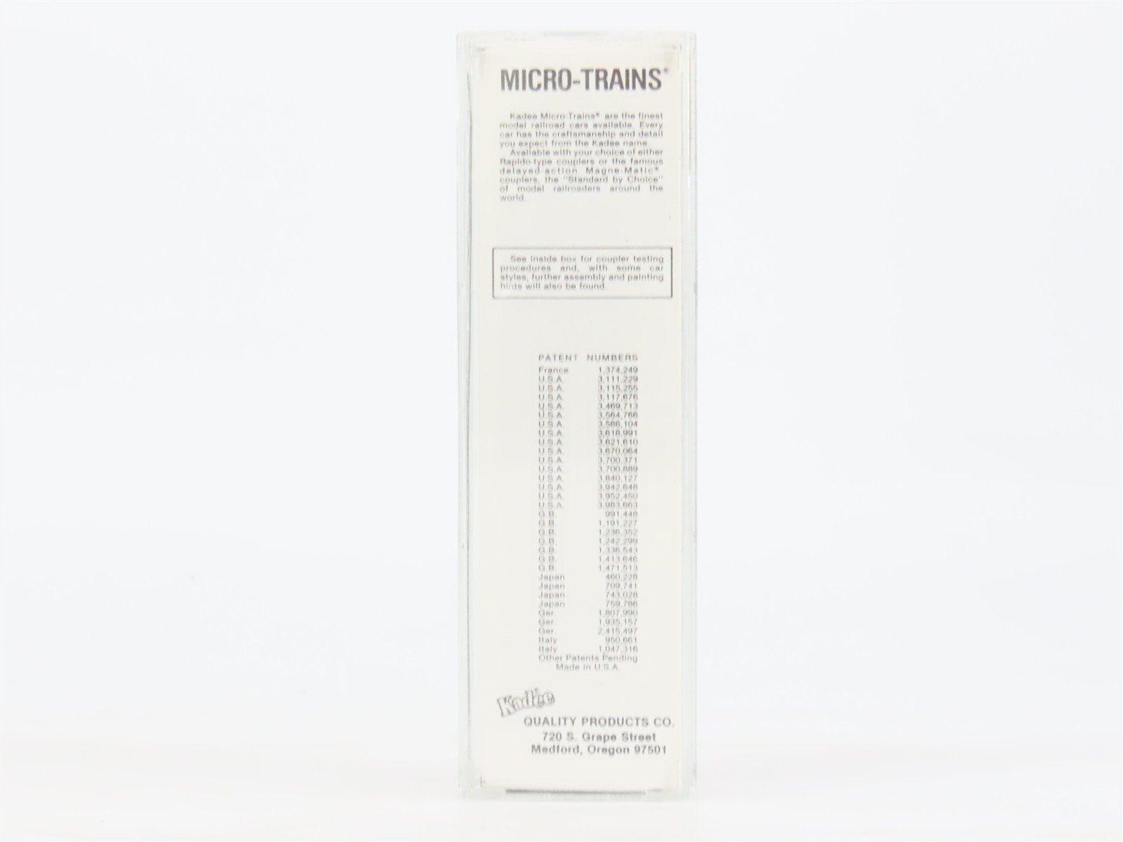 N Scale Kadee Micro-Trains MTL 25180 HS Hartford & Slocumb SSI 50' Box Car #2020