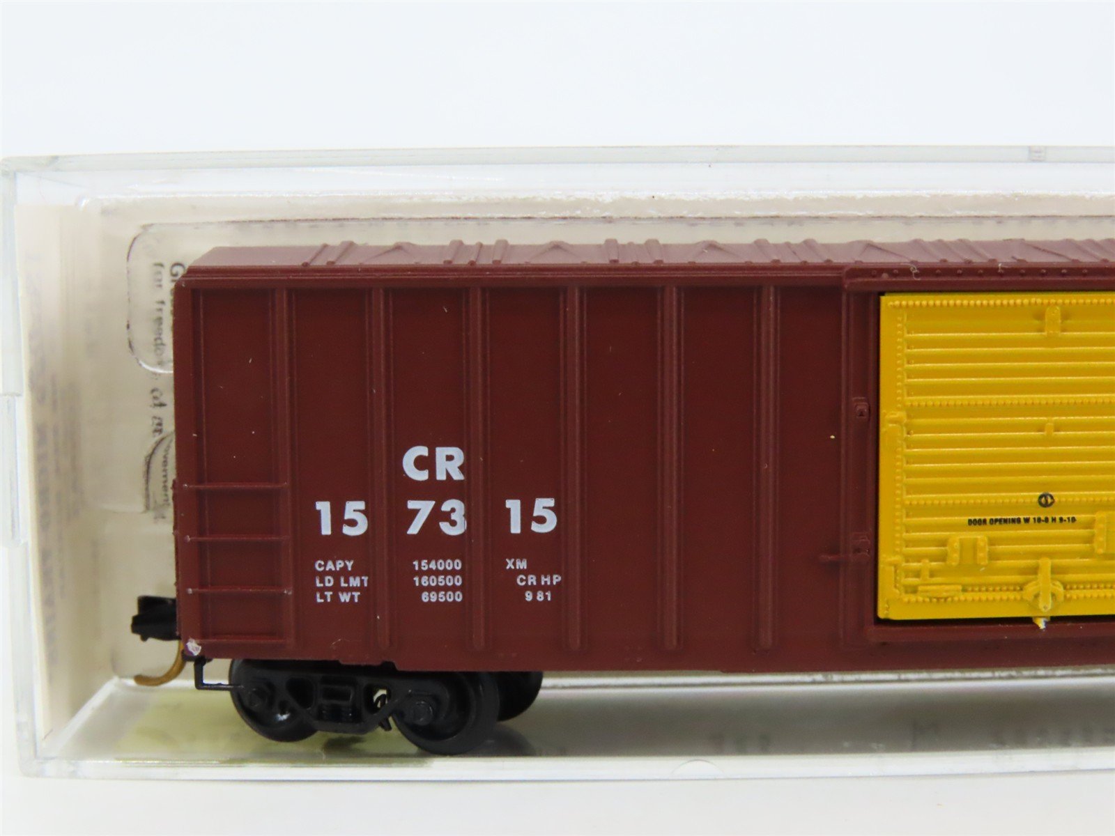 N Scale Kadee Micro-Trains MTL 25190 CR Conrail 50' Rib Side Box Car #157315