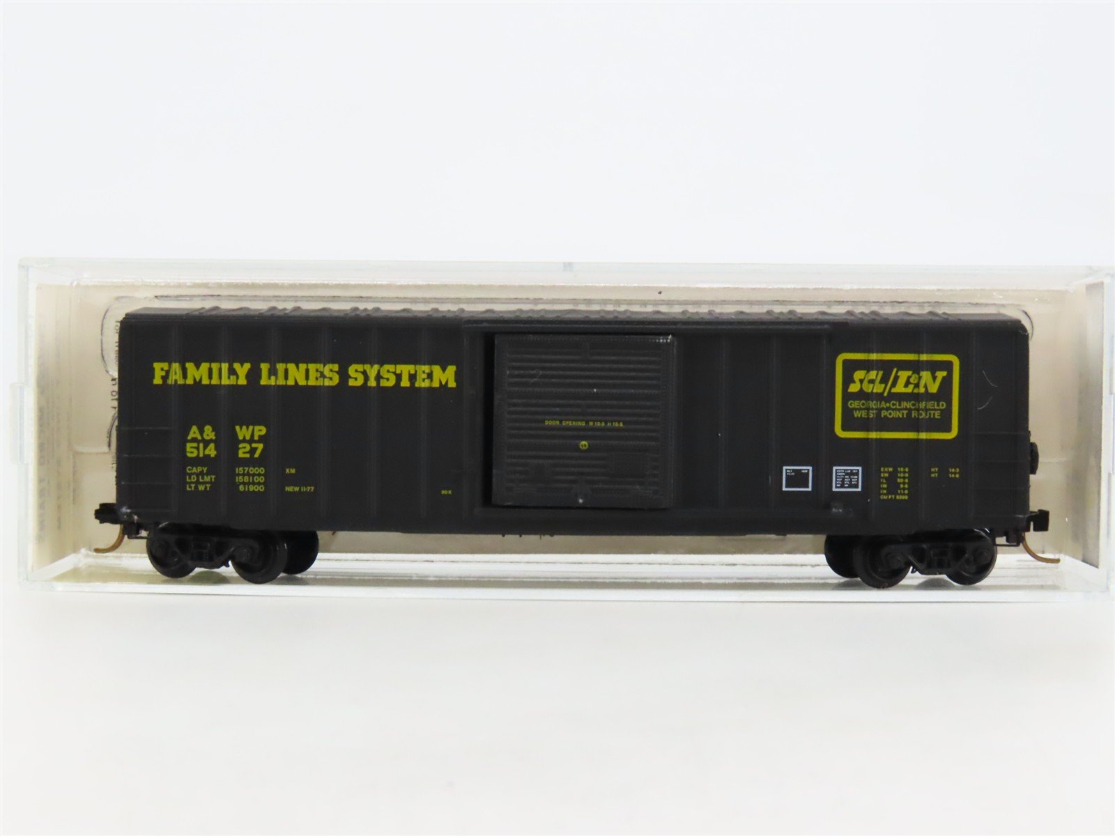 N Scale Kadee Micro-Trains MTL 25200 A&WP Family Lines System 50' Box Car #51427