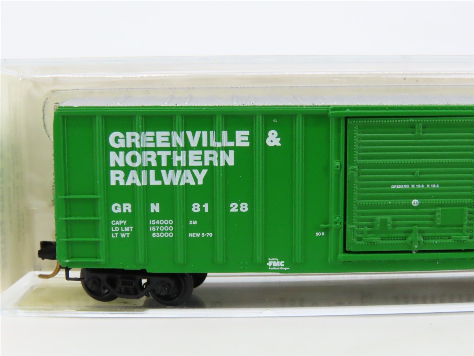 N Scale Kadee Micro-Trains MTL 25210 GRN Greenville & Northern 50' Box Car #8128