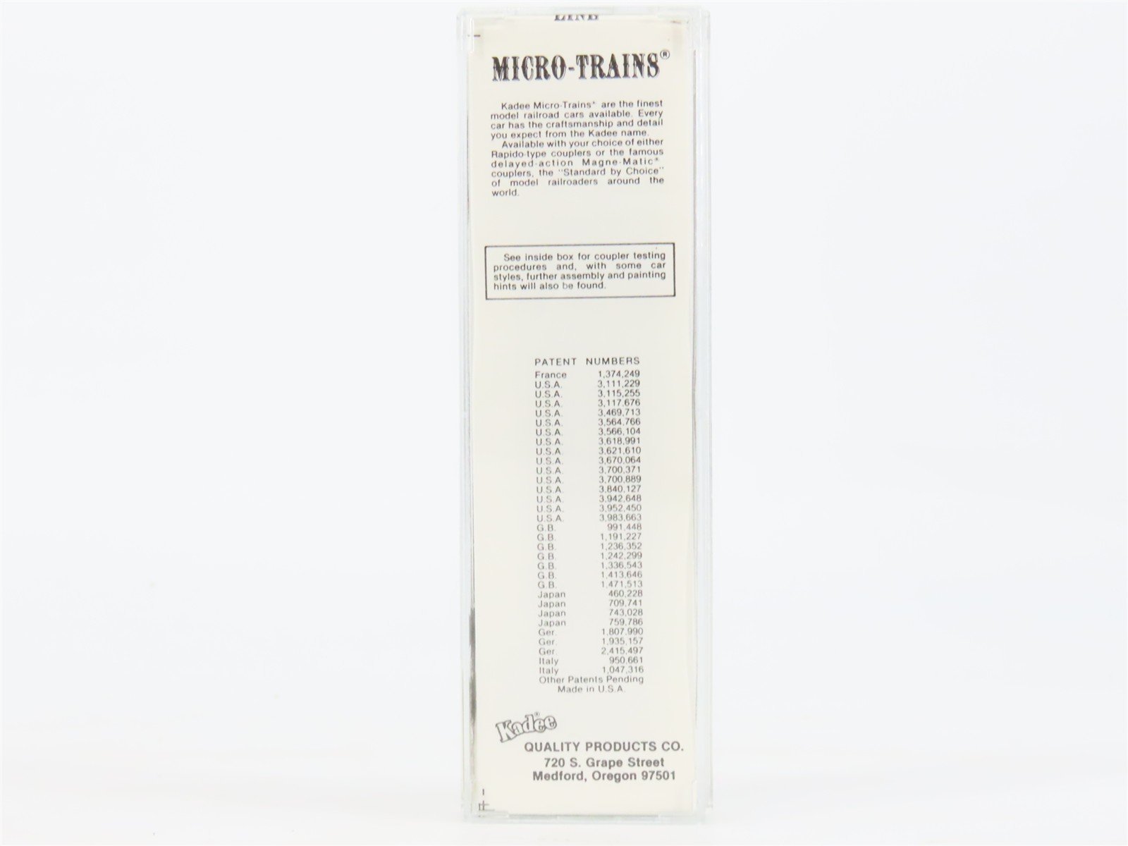 N Scale Kadee Micro-Trains MTL 25210 GRN Greenville & Northern 50' Box Car #8128