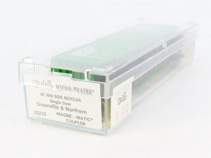 N Scale Kadee Micro-Trains MTL 25210 GRN Greenville & Northern 50' Box Car #8128