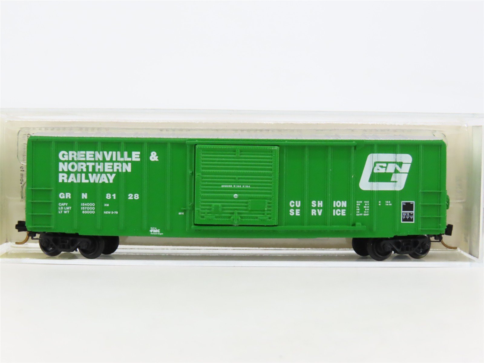 N Scale Kadee Micro-Trains MTL 25210 GRN Greenville & Northern 50' Box Car #8128