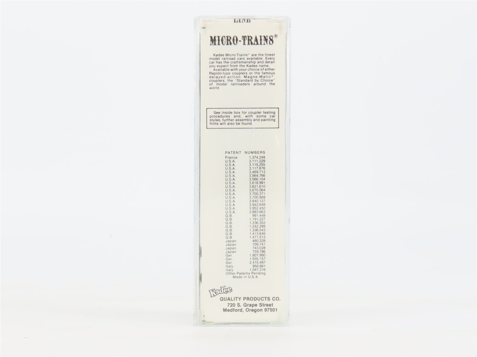 N Scale Kadee Micro-Trains MTL 25210 GRN Greenville & Northern 50' Box Car #8128