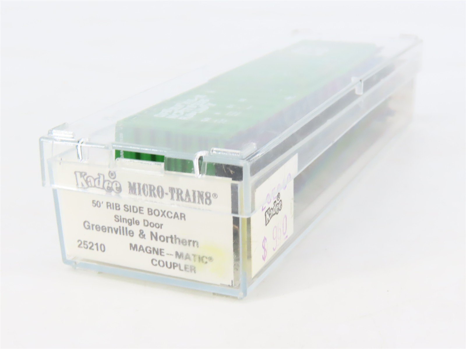 N Scale Kadee Micro-Trains MTL 25210 GRN Greenville & Northern 50' Box Car #8128