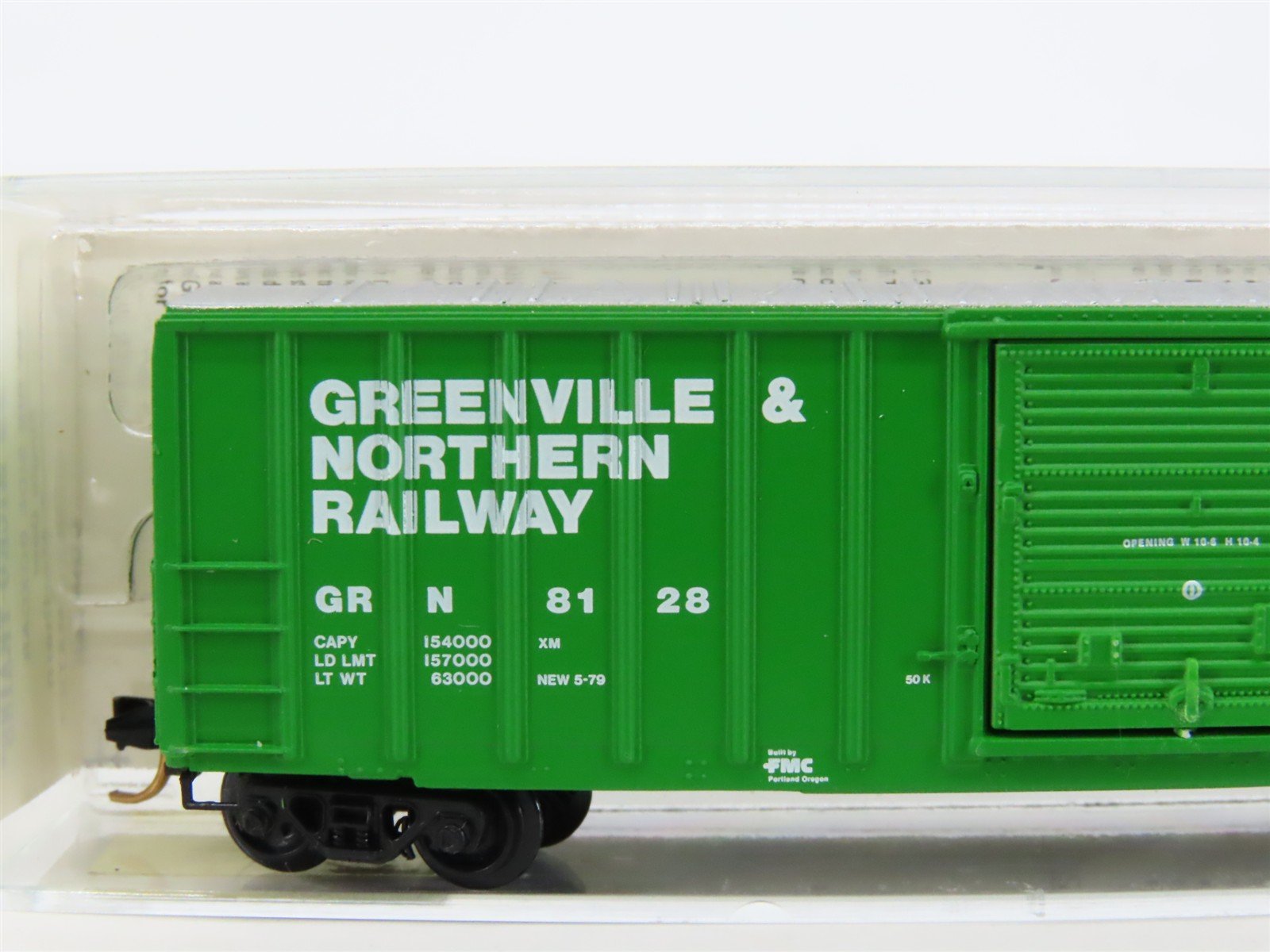 N Scale Kadee Micro-Trains MTL 25210 GRN Greenville & Northern 50' Box Car #8128