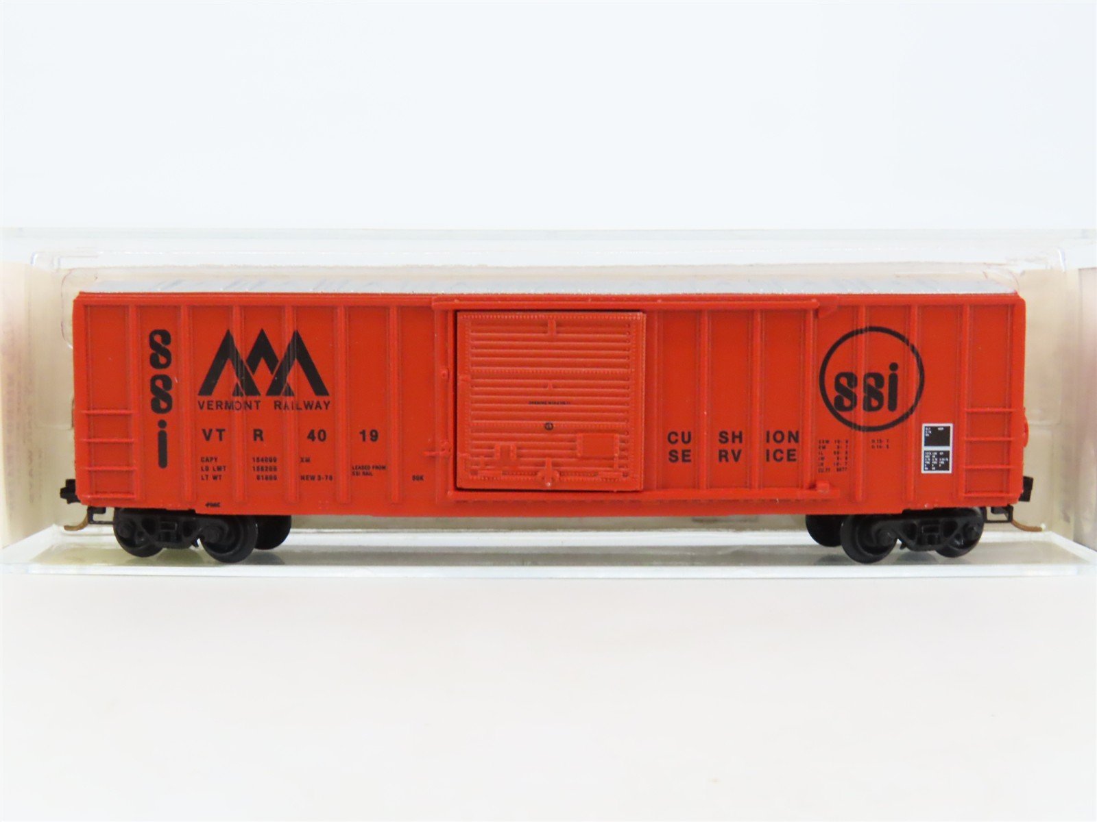 N Scale Kadee Micro-Trains MTL 25220 VTR Vermont Railway SSI 50' Box Car #4019