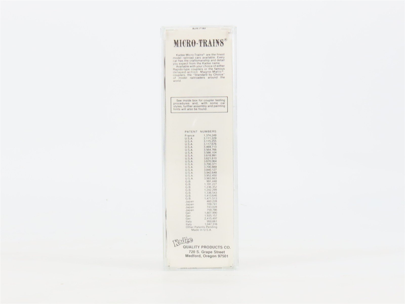 N Kadee Micro-Trains MTL 25250 VTR Vermont Railway 50' Box Car #3502 - Custom